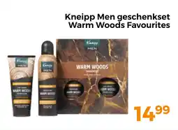 Trekpleister Kneipp Men geschenkset Warm Woods Favourites aanbieding