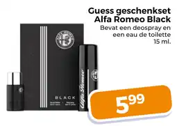 Trekpleister Guess geschenkset Alfa Romeo Black aanbieding