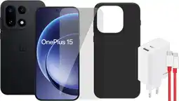 Coolblue OnePlus 15 256GB Zwart 5G + Compleet Accessoirepakket aanbieding