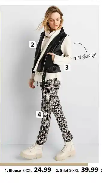 terStal Blouse Of Gilet aanbieding