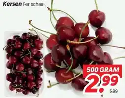 Dekamarkt Kersen Per schaal. aanbieding