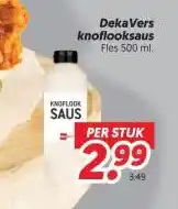 Dekamarkt DekaVers knoflooksaus aanbieding