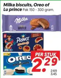 Dekamarkt Milka biscuits, Oreo of aanbieding