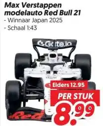 Dekamarkt Max Verstappen modelauto Red Bull aanbieding