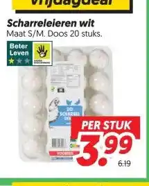 Dekamarkt Scharreleieren wit aanbieding