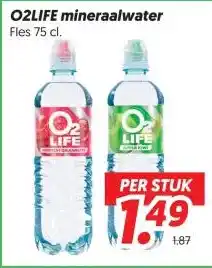 Dekamarkt O2LIFE mineraalwater aanbieding