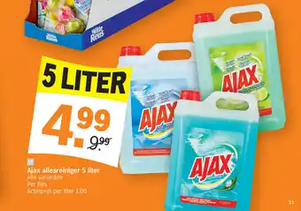 Albert Heijn Ajax allesreiniger 5 liter aanbieding