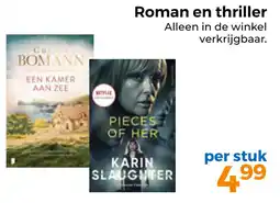 Trekpleister Roman en thriller aanbieding