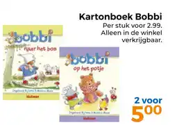 Trekpleister Kartonboek Bobbi aanbieding