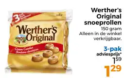Trekpleister Werther's Original snoeprollen aanbieding