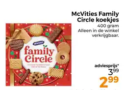 Trekpleister McVities Family Circle koekjes aanbieding