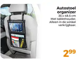 Trekpleister Autostoel organizer aanbieding