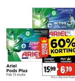 Vomar Voordeelmarkt ArielPods Plus aanbieding