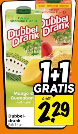 Vomar Voordeelmarkt Dubbel- drank aanbieding