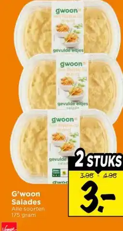 Vomar Voordeelmarkt G'woon Salades aanbieding