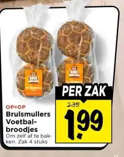 Vomar Voordeelmarkt Brulsmullers Voetbal- broodjes aanbieding