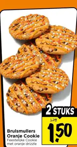 Vomar Voordeelmarkt Brulsmullers Oranje Cookie aanbieding