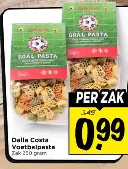 Vomar Voordeelmarkt Dalla Costa Voetbalpasta aanbieding