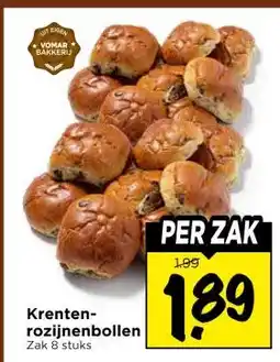 Vomar Voordeelmarkt Krenten- rozijnenbollen aanbieding