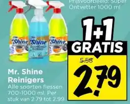 Vomar Voordeelmarkt Mr. Shine Reinigers aanbieding