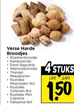 Vomar Voordeelmarkt Verse Harde Broodjes aanbieding