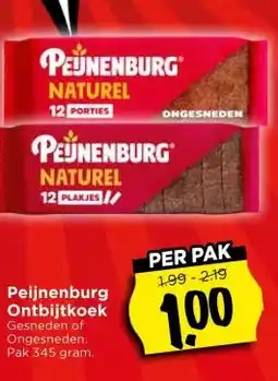 Vomar Voordeelmarkt Peijnenburg Ontbijtkoek aanbieding