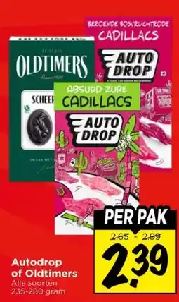 Vomar Voordeelmarkt Autodrop of Oldtimers aanbieding