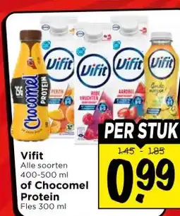 Vomar Voordeelmarkt Vifit , of Chocomel Protein aanbieding