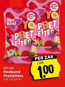 Vomar Voordeelmarkt Redband Pretletters aanbieding