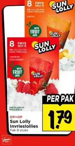 Vomar Voordeelmarkt Sun Lolly Invrieslollies aanbieding