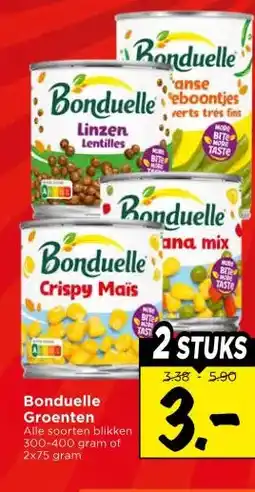 Vomar Voordeelmarkt Bonduelle Groenten aanbieding