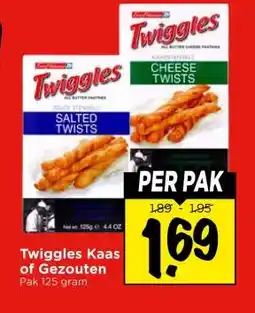 Vomar Voordeelmarkt Twiggles Kaas of Gezouten aanbieding