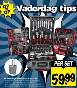 Vomar Voordeelmarkt 599-Delige Gereedschapsset aanbieding