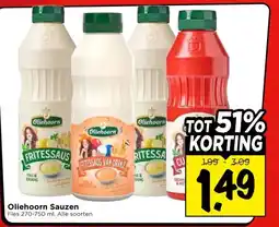 Vomar Voordeelmarkt Oliehoorn Sauzen aanbieding
