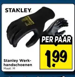 Vomar Voordeelmarkt Stanley Werk- handschoenen aanbieding