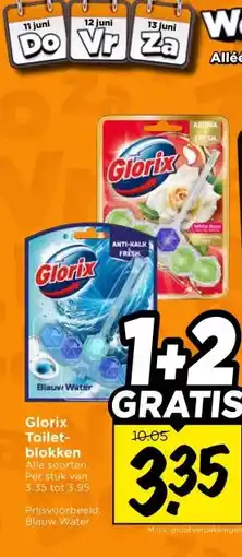 Vomar Voordeelmarkt Glorix Toilet- blokken aanbieding