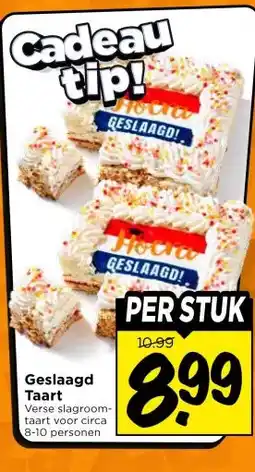 Vomar Voordeelmarkt Geslaagd Taart aanbieding