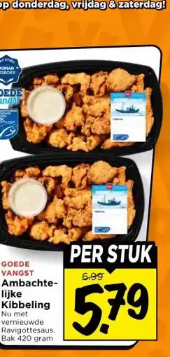 Vomar Voordeelmarkt GOEDE VANGST Ambachte- lijke Kibbeling aanbieding