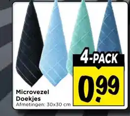 Vomar Voordeelmarkt Microvezel Doekjes aanbieding