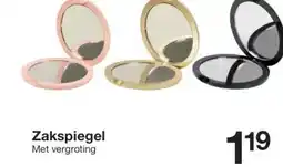Zeeman Zakspiegel Met vergroting aanbieding
