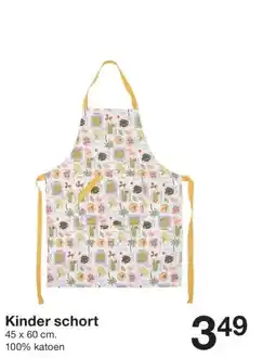 Zeeman Kinder schort aanbieding