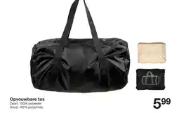 Zeeman Opvouwbare tas aanbieding