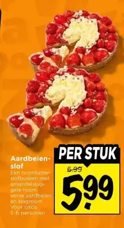 Vomar Voordeelmarkt Aardbeien- slof aanbieding