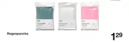 Zeeman Regenponcho aanbieding