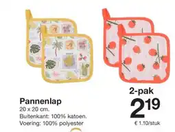 Zeeman Pannenlap aanbieding