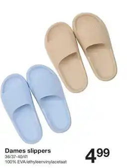 Zeeman Dames slippers aanbieding