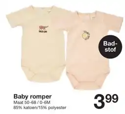 Zeeman Baby romper aanbieding