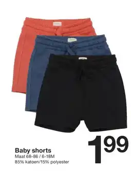 Zeeman Baby shorts aanbieding