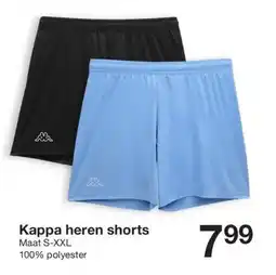 Zeeman Kappa heren shorts aanbieding