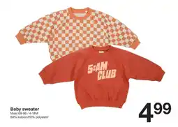 Zeeman Baby sweater aanbieding